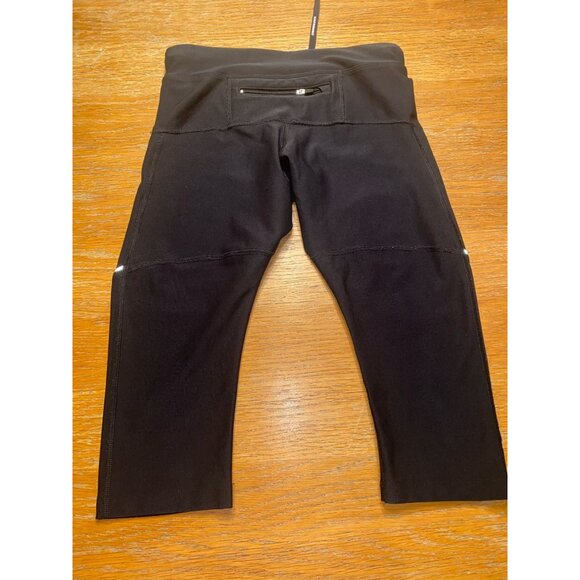 Nike Dri-Fit Black Cropped Athletic Tights With WC Logo Size XS - Picture 4 of 5